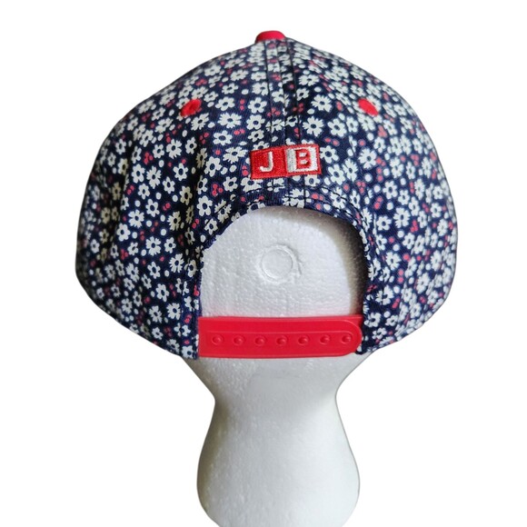 Justin Bieber SWAGGY Cap Flat Billed Snapback Blue Floral Official Merchandise - Picture 6 of 11
